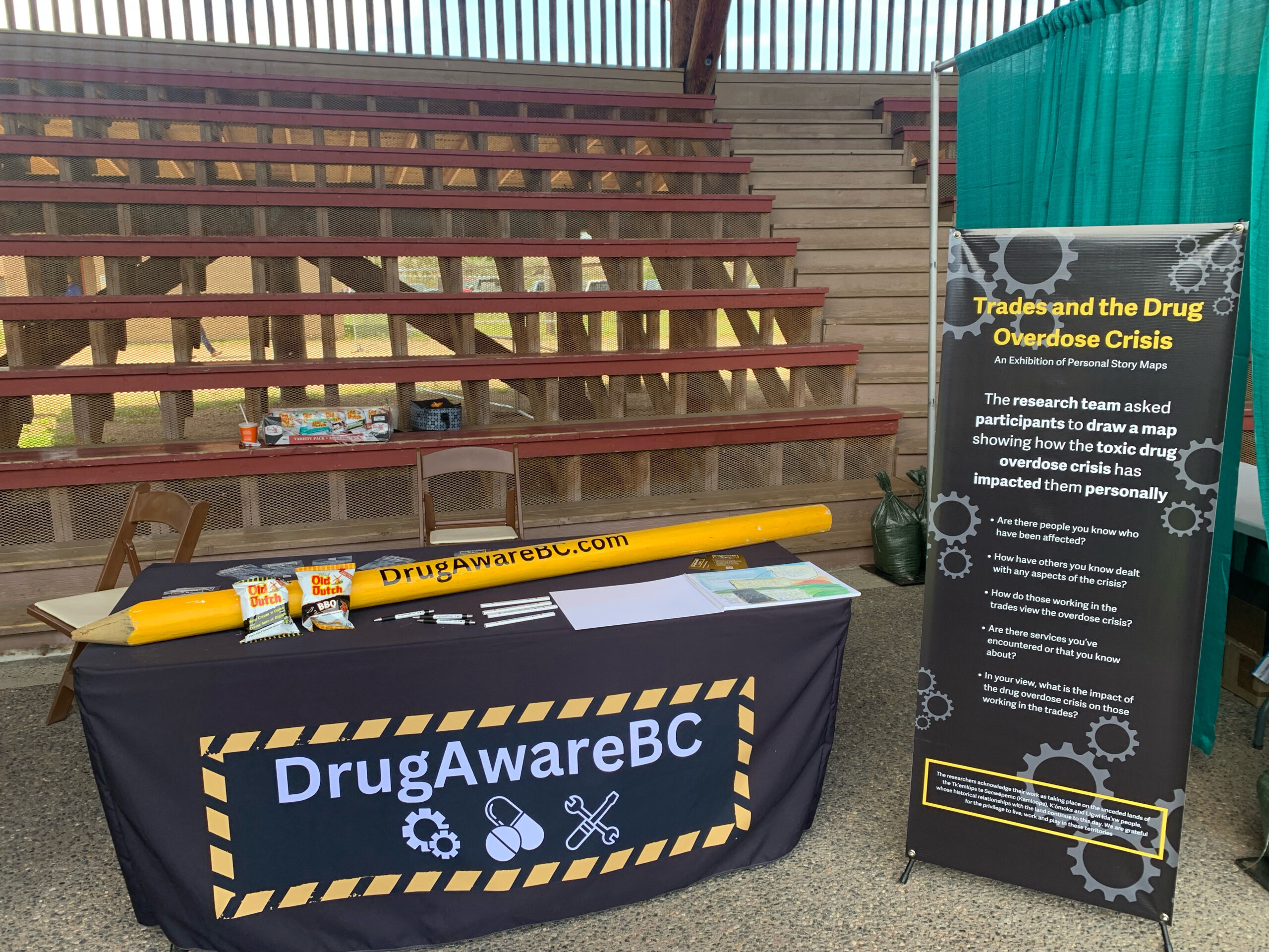 DrugAwareBC stand