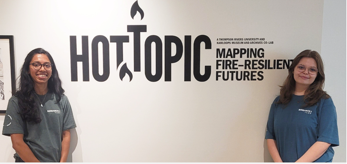 Mapping local knowledge: TRU students guide fire awareness exhibition